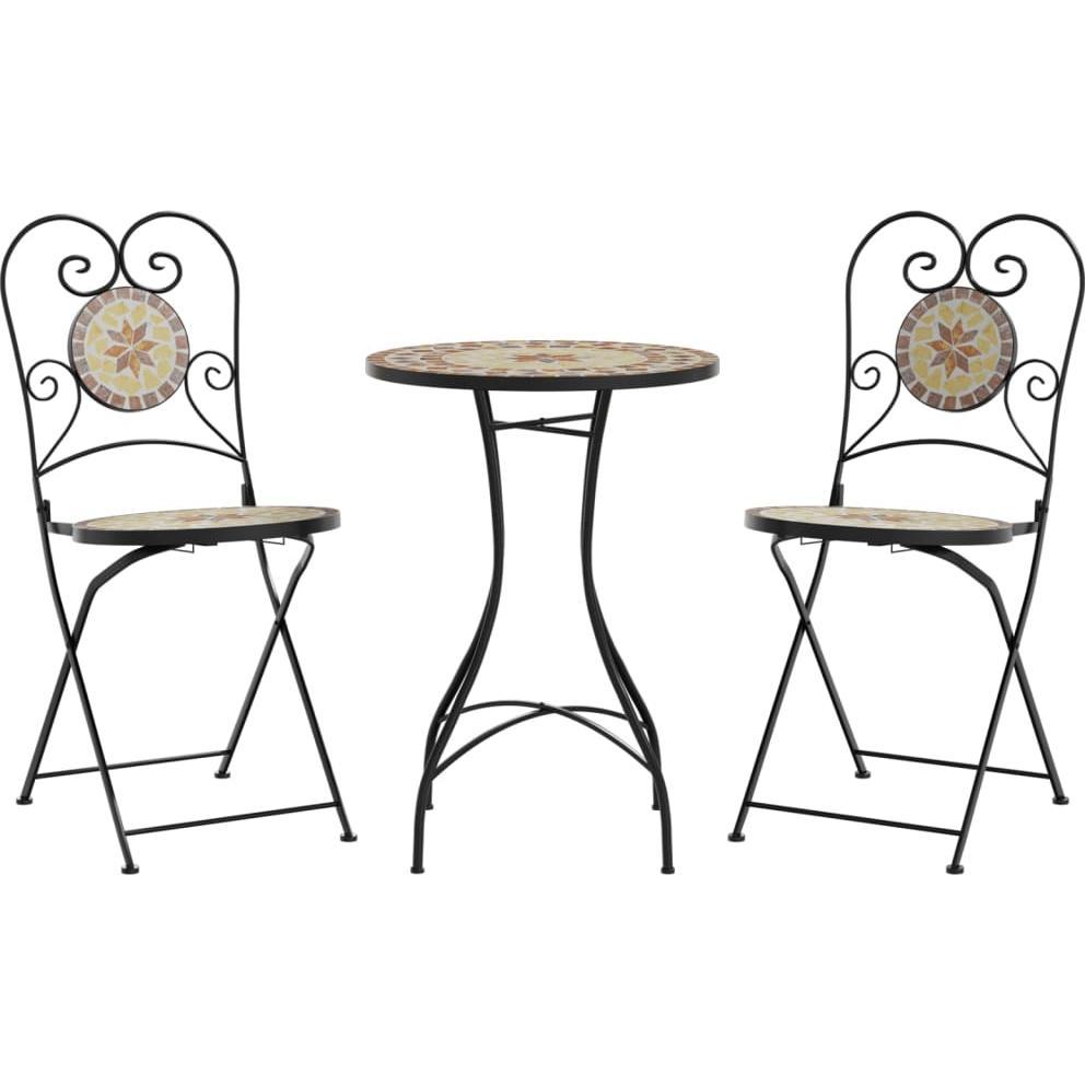 VidaXL, Gartentisch + Balkontisch, Gherardo (50 cm)