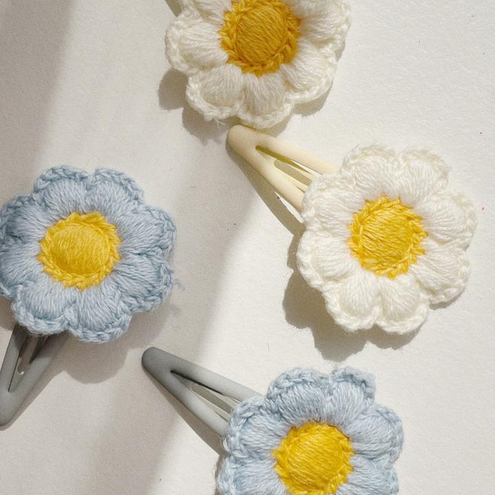 Image du produit Konges Slojd 4Pack de barrettes Daisy (Set d'élastiques pour cheveux)