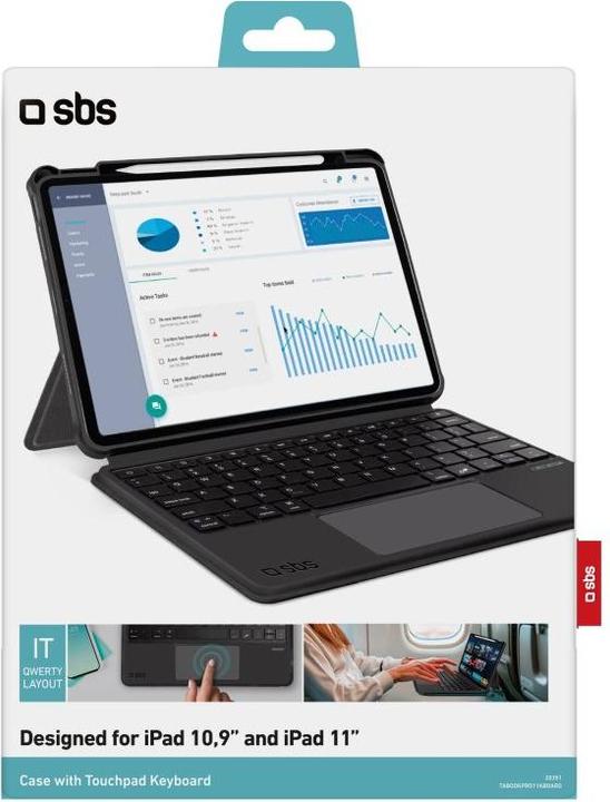 Actual product image SBS Book Pro Keyboard iPad 10.9/11" black (IT, Universal)