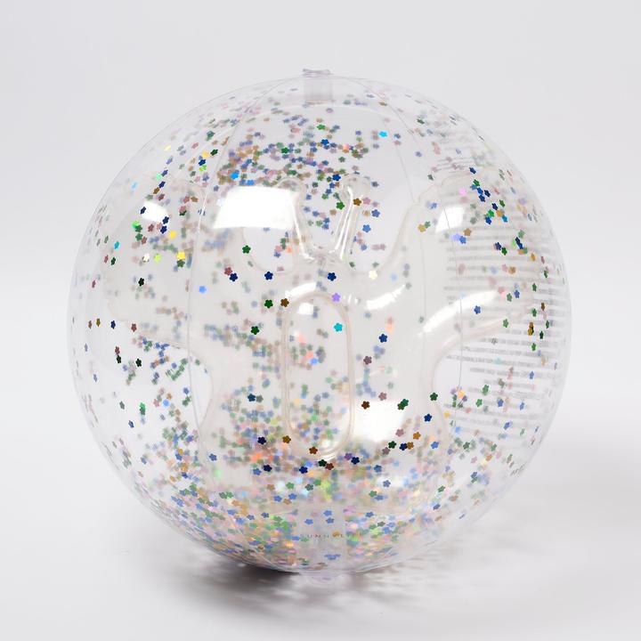 Sunnylife 3D Aufblasbarer Strandball Cotton Candy Glitter