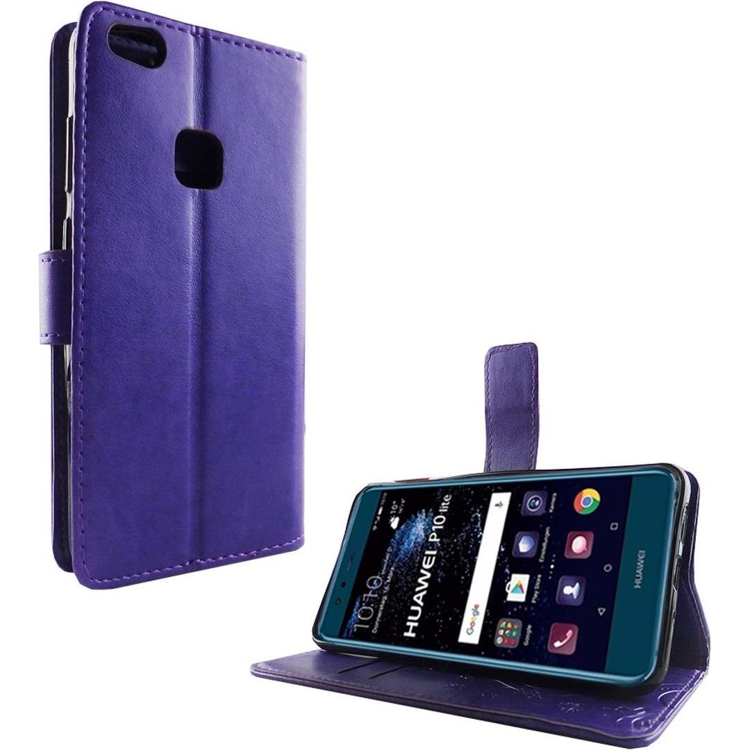 Thumbnail - König Design Hülle Handy Schutz für Huawei P10 Lite Case Cover Tasche Wallet Etui Handyhülle (Huawei P10 Lite), Smartpho...