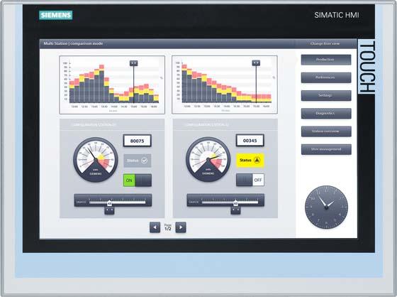 Actual product image Siemens SIPLUS HMI TP1500 Comfort 6AG1124-0QC02-4AX1