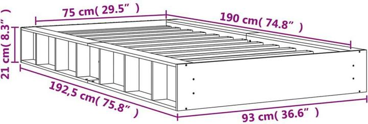 Actual product image vidaXL Oriane (75 x 190 cm)