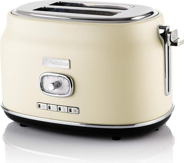 Immagine prodotto Westinghouse Set da colazione retrò Tostapane a 2 scomparti, bollitore da 1,7 litri e macchina per il caffè (1.70 l)
