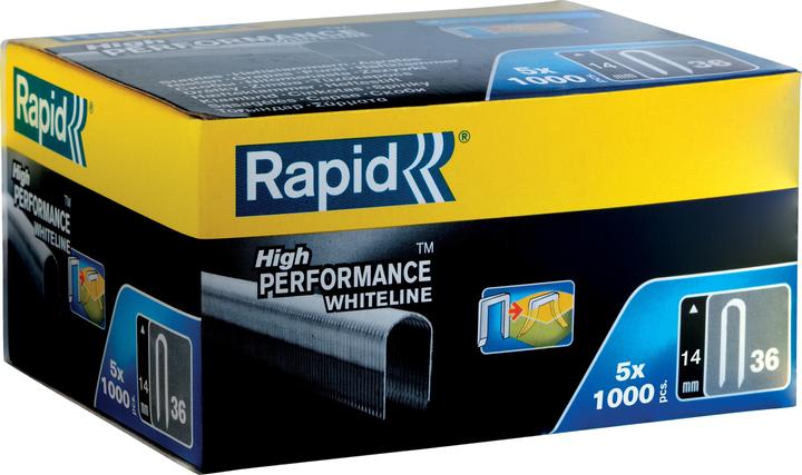 Produktbild Rapid Typ 36 Kabelklammer 14 mm weiss (5000 x)