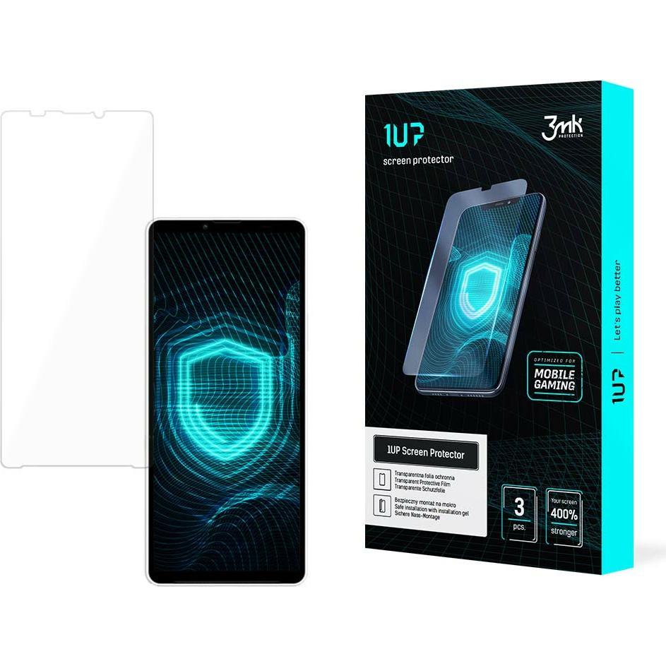 3MK Folia 1UP Sony Xperia 10 V Folia Gaming 3szt (3 Stück, Sony Xperia 10 V), Smartphone Schutzfolie