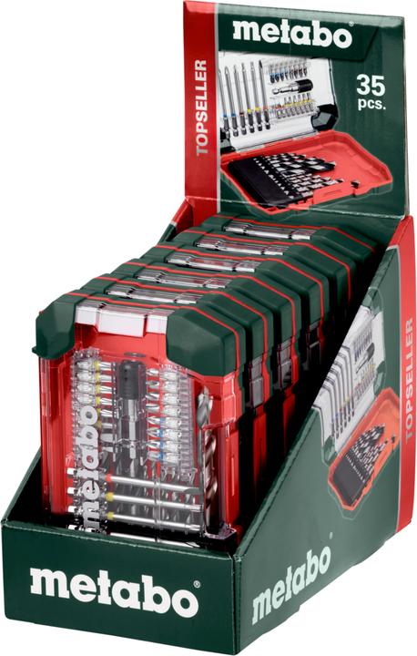 Actual product image Metabo Bit and drill roll bag SP. 35-piece (626725000)