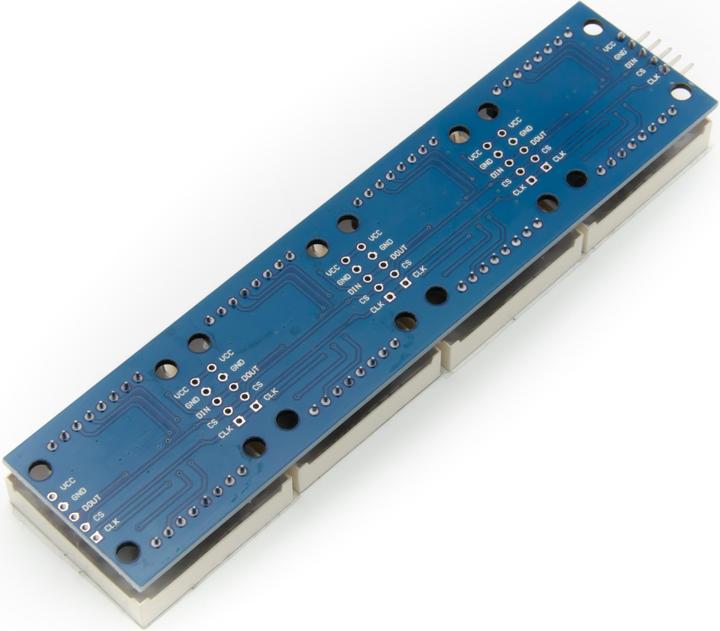 Produktbild Purecrea 4 Module mit 8x8 LED Dot Matrix 32x8 Blau mit MAX7219 für Display