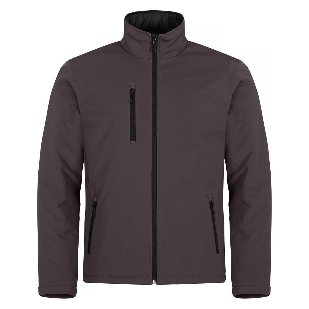 Clique, Herren, Outdoorjacken, Padded Softshell Jacket (M), Grau, M