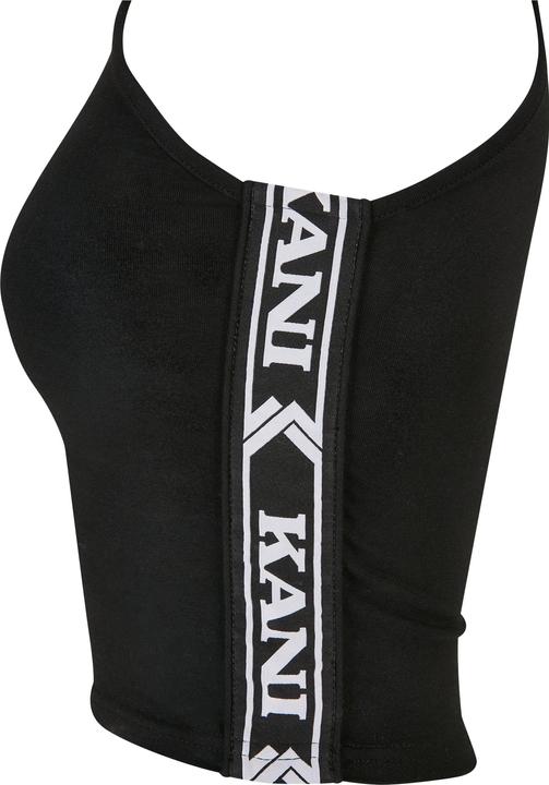 Actual product image Karl Kani KKWQ22001BLK KK Small Signature Tape Top - 19327 (XXS)