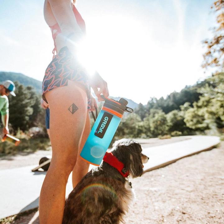 Actual product image Grayl GEOPRESS Purifier Bottle - Bali Blue (0.71 l)