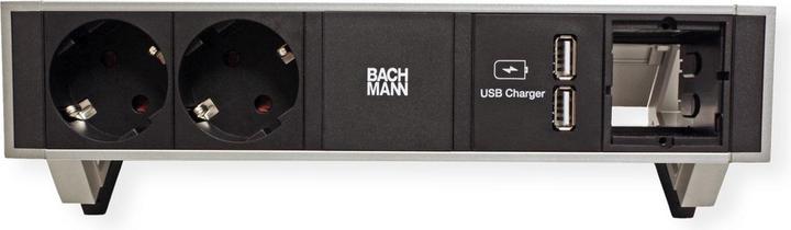 Produktbild Bachmann DESK2 - 2xSchuko, 1xUSB & (2 x, CEE 7/3, CEE 7/16, 0.20 m)