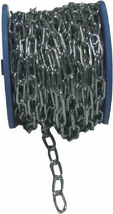 Actual product image Pösamo Welding chain Psamo 3 mm galvanised steel, form C, long link by the metre (60 m)