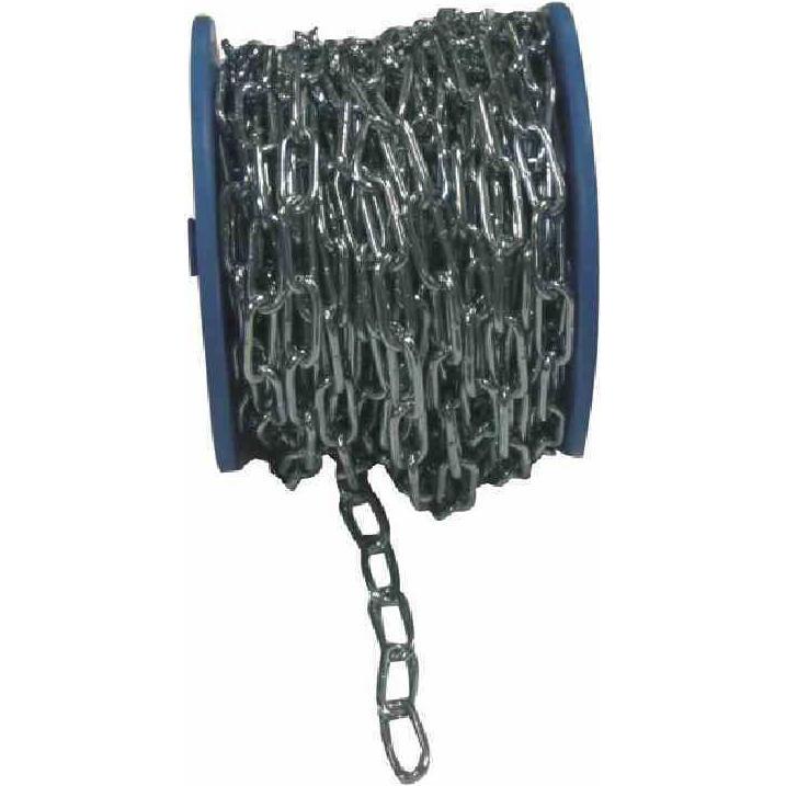 Pösamo, Kette, Schweisskette Psamo 3 mm Stahl galvanisch verzinkt, Form C, langgliedrig Meterware (0.03 m)