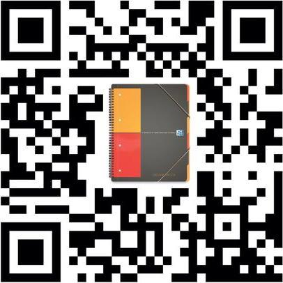 Actual product image Oxford Organizerbook (A4+, Checked, Soft cover)