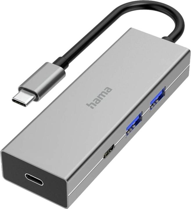 Hama USB-C-Hub, 4 Ports, 2x USB-A, 2x USB-C, USB 3.2 Gen1, 5 Gbit/s (USB-C, 4 Ports)