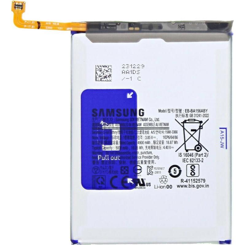 Thumbnail - Samsung Akku EB-BA156ABY SM-A155/A156 Galaxy A15 4G/5G GH82-33639A, Smartphone Akku