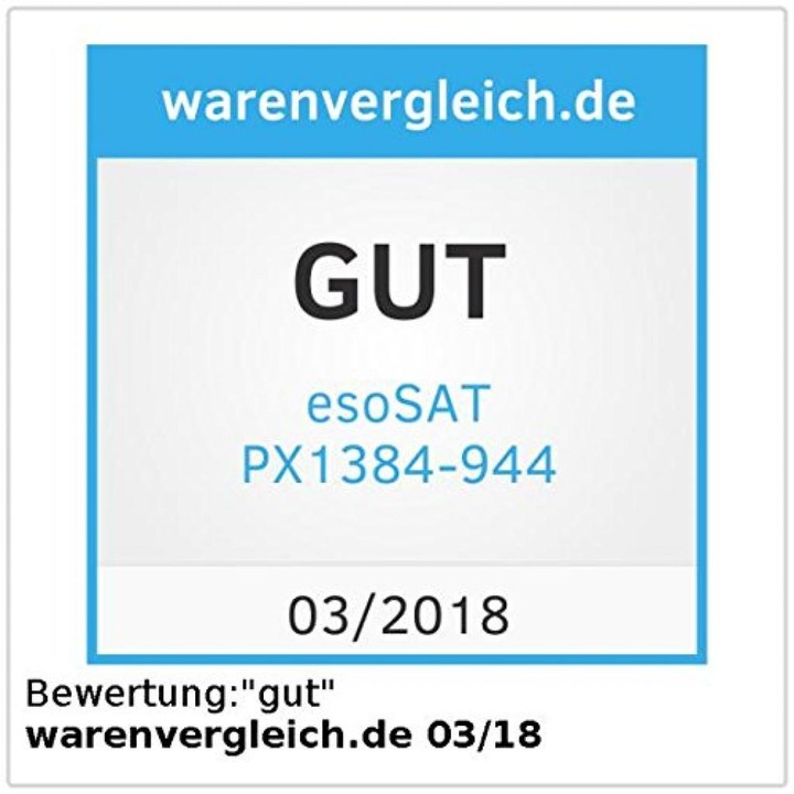 Produktbild EsoSAT Satelliten-Flachantenne mit digitalem Twin-LNB (Flachantenne, 33.70 dB)