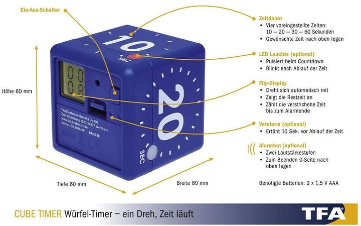 Produktbild TFA Cube Timer