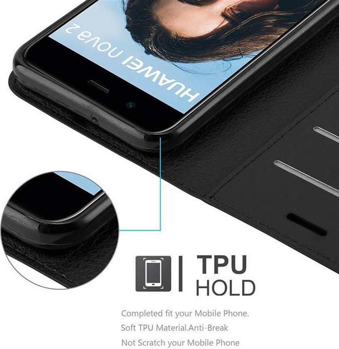 Produktbild Cadorabo Book mit Standfunktion Cover (Huawei Nova 2)