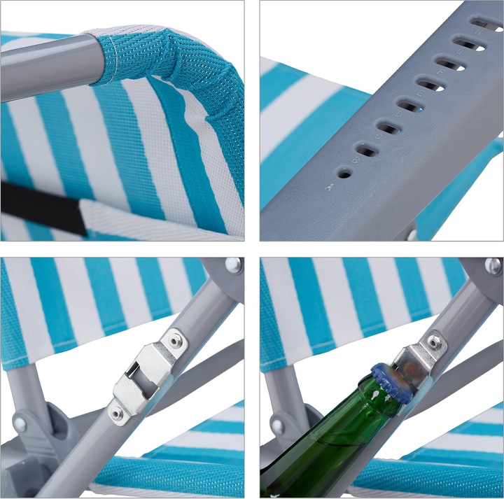 Immagine prodotto Relaxdays Sedia-sdraio pieghevole (85 cm)