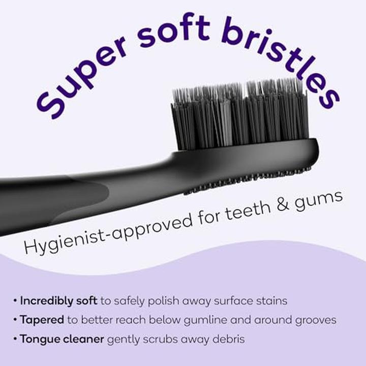 Produktbild Hairburst Burst Curve Sonic Electric Toothbrush for Adults - Black Slim Travel Brush (Schallzahnbürste)