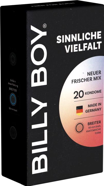 Actual product image Billyboy Billy Boy "Sensual Variety" 20 mixed condoms in a sensual condom assortment (20 pcs.)