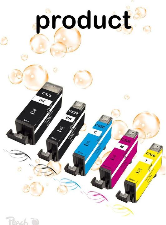 Produktbild Peach CLI-526, PGI-525, 1x 1x Foto 1x 1x 1x (C)
