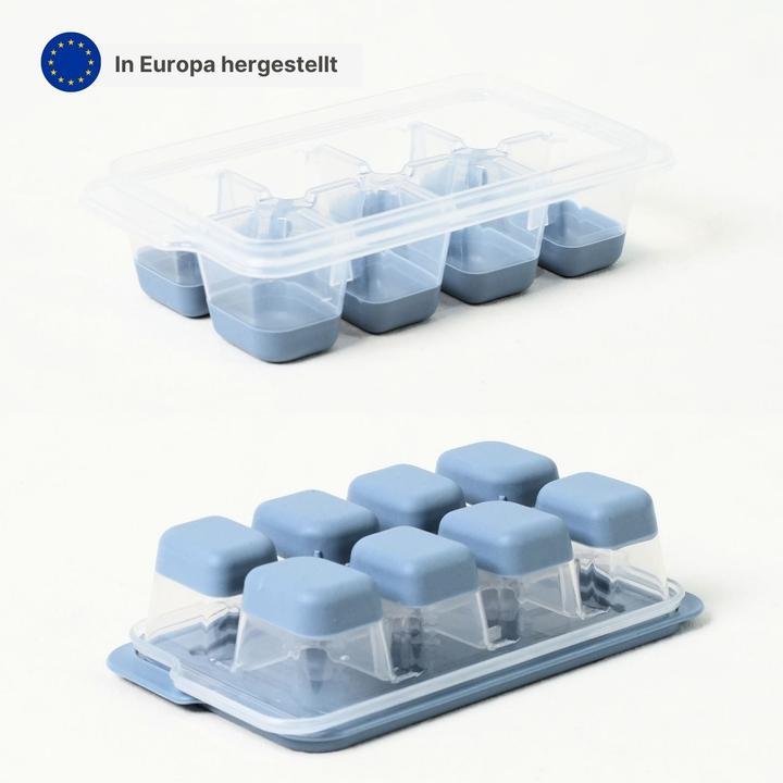 Produktbild B-Home 3er-Set Eiswürfelbehälter mit Deckel Eiswürfelformen