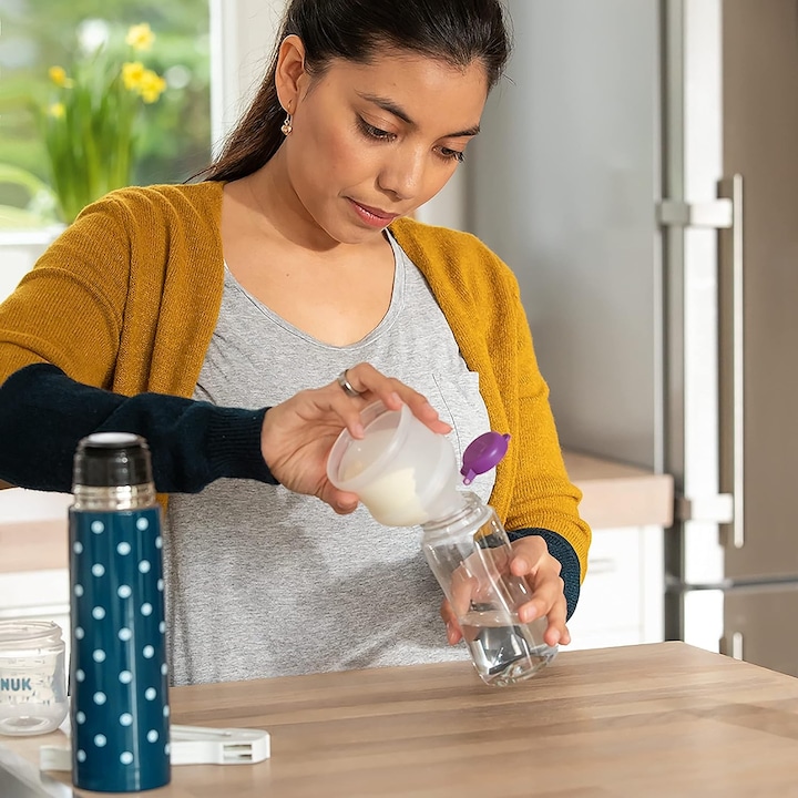 Image du produit NUK Portionneur de lait en poudre, 3 pièces, sans BPA, pétrole