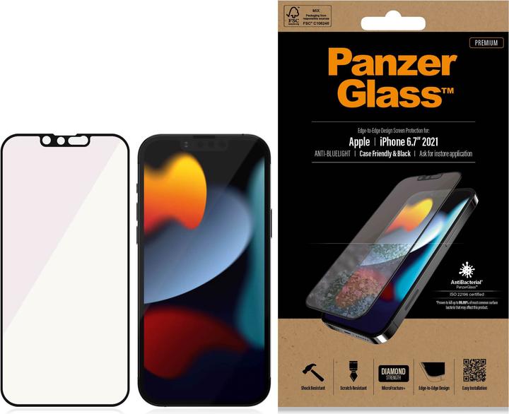 Produktbild PanzerGlass Case Friendly Anti Bluelight Pro (1 Stk.)