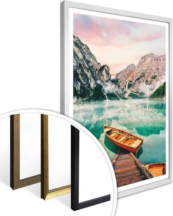 Immagine prodotto Trenddeko Lago di Braies (30 x 40 cm)