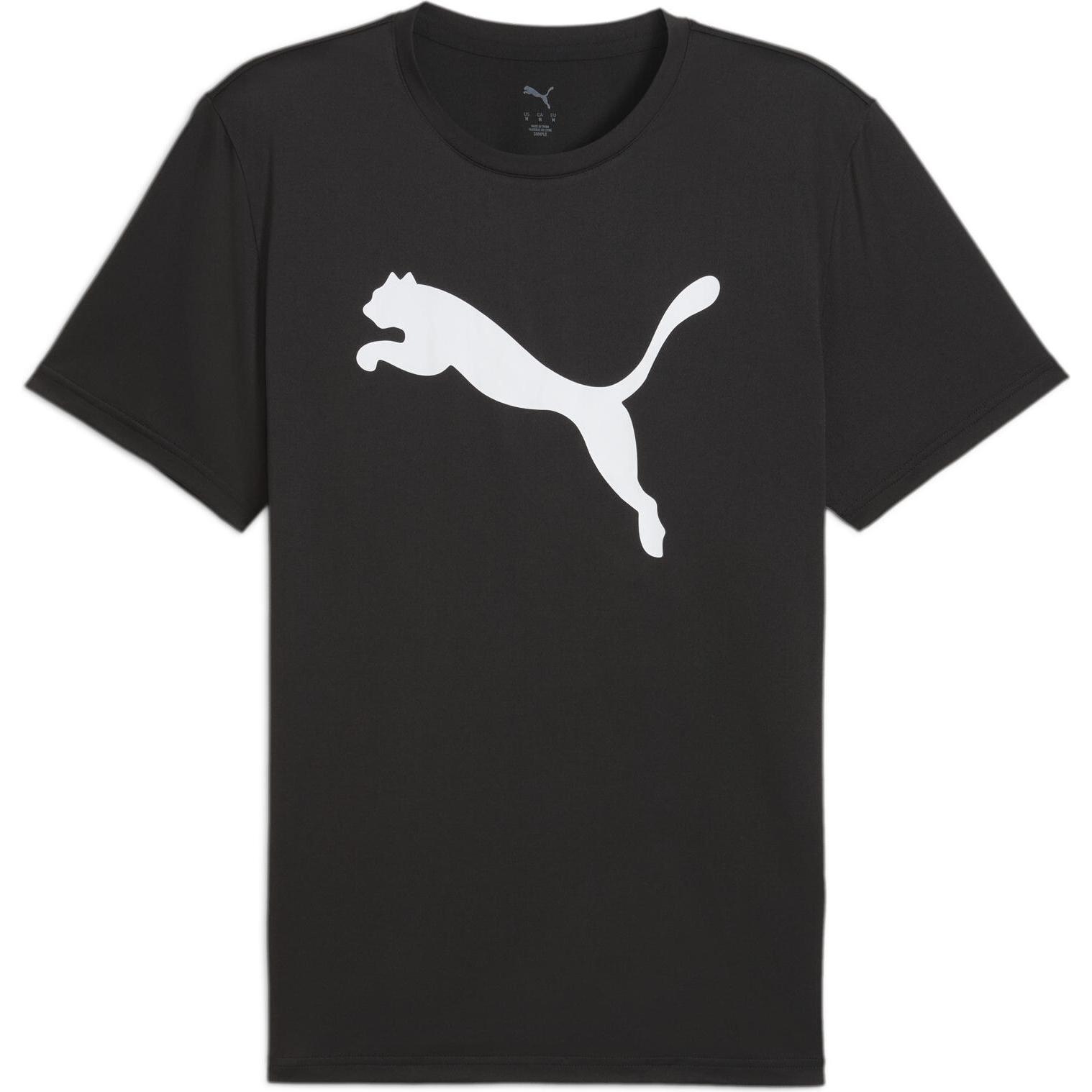 Puma, Herren, Sportshirt, M TAD ESSENTIALS Solid Cat Tee (CF big cat) (XXL), Schwarz, XXL