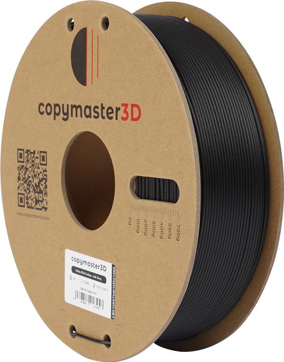 Produktbild Copymaster3D Turbo PLA Carbon Filament for 3D Printer, 1.75 mm, Ash (PLA-CF, 1.75 mm, Grau)
