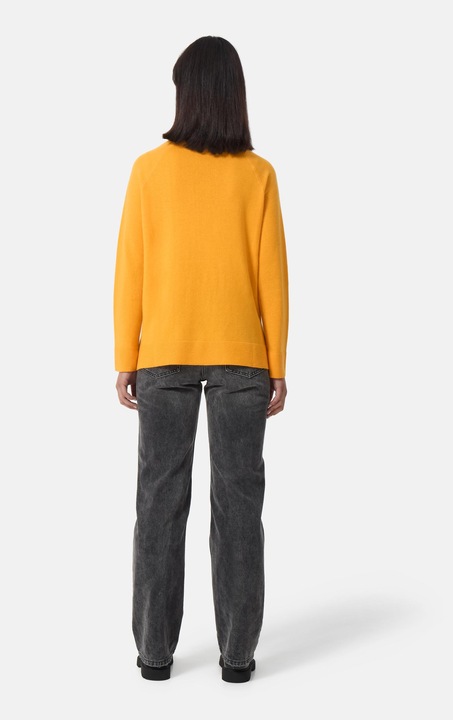 Actual product image Cash-Mere Kaschmir Rundhals Pullover mit Seitenschlitzen (L)