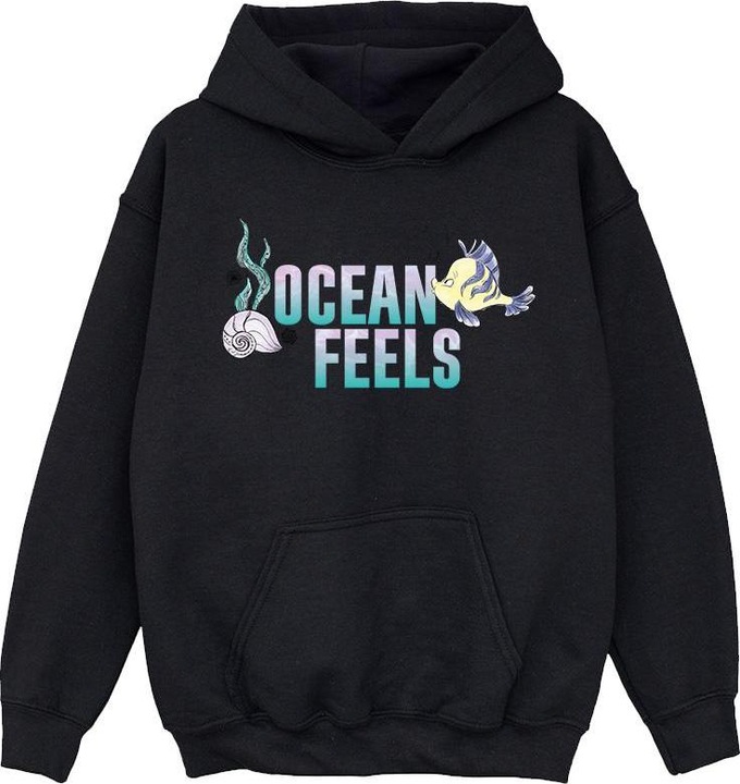Immagine prodotto Disney The Little Mermaid Ocean Felpa con Cappuccio Ragazze (128)