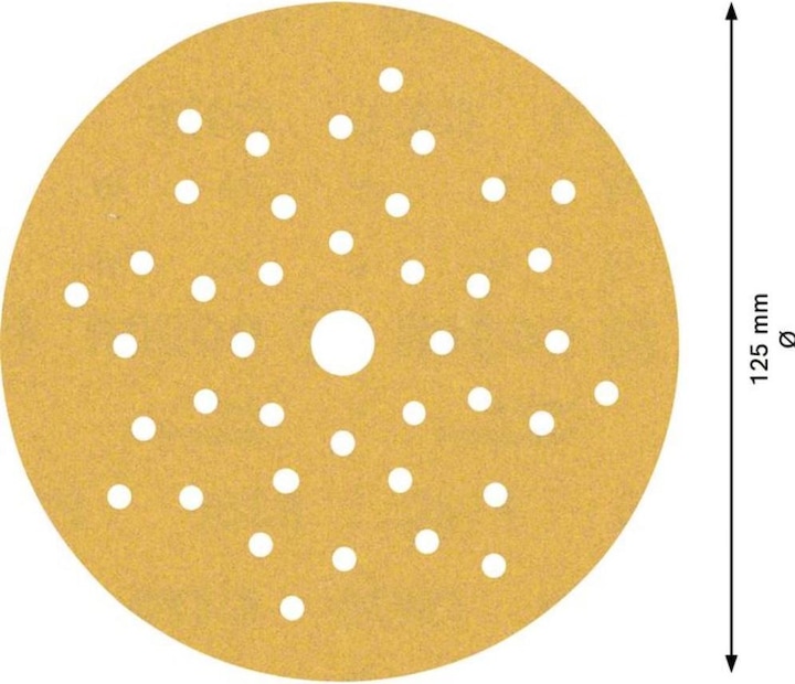 Actual product image Bosch Professional Zubehör Expert C470 Sandpaper multi-hole for random orbital sander, 125 mm, G 180, 50 pcs. (180)