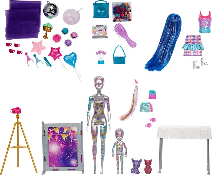 Actual product image Barbie Color Reveal Surprise Party Dolls and Accessories