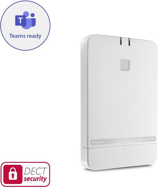 Actual product image Gigaset PRO N610 IP DECT base station & S700H Pro handset