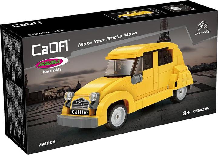 Produktbild Cada Citroën 2CV 1:24 gelb Bricks