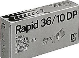 Immagine prodotto Rapid Morsetti per cavi n. 36 12mm 1000 pz. Scatola di cartone (1000 lamelle)