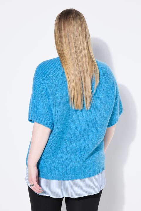 Immagine prodotto Studio Untold Maglione dal taglio oversize con maglia particolare e mezze maniche (42, 44)