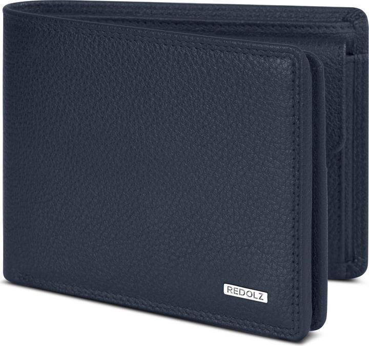 Image du produit Redolz Leather Essentials QF Geldbörse RFID Leder 12 cm ausklappbar mit Reissverschlussfach