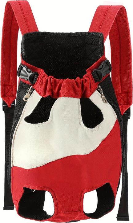 Alopini Verstellbarer Tierrucksack für Hunde und Katzen, bequeme Passform, Polyestermaterial mit (Katze, Hund, Atmungsaktiv)