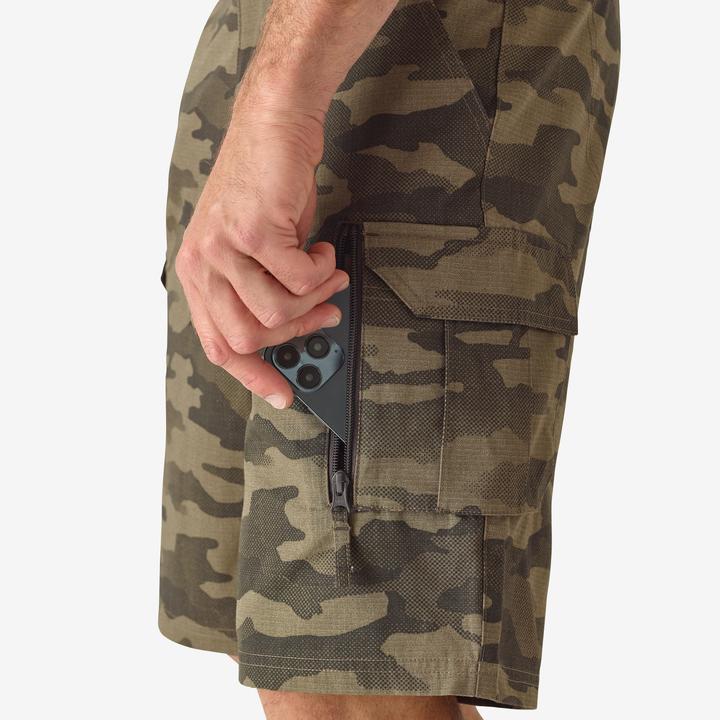Actual product image Solognac Hunting shorts/Bermuda shorts 500 Cargo Camouflage Halftone brown (XL)
