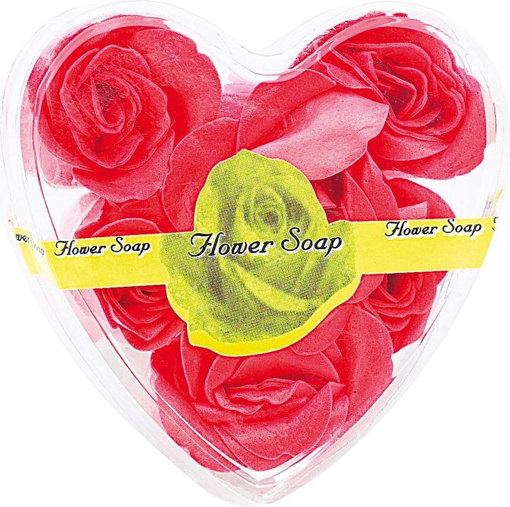 Actual product image Pearl 6 red rose scented soaps (Hard soap)