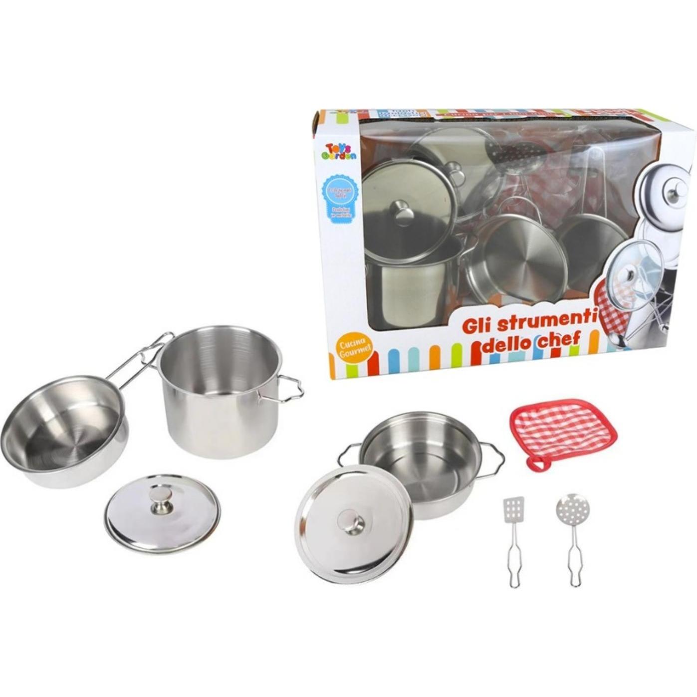 Garden Lights Scatola Pentolini In Metallo