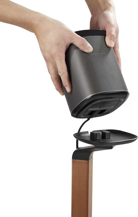 Produktbild Nedis Lautsprecherhalter | Kompatibel mit: Sonos® One SL™ / Sonos® One™ / Sonos® PLAY:1™ | Ständer | (1 Stk., Ständer, Höhenverstellbar)