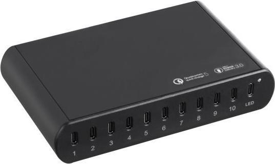 Produktbild MU Classic 250W 10 Ports USB-C Ladestation mit LED Panel (100 W, 10 Ports)