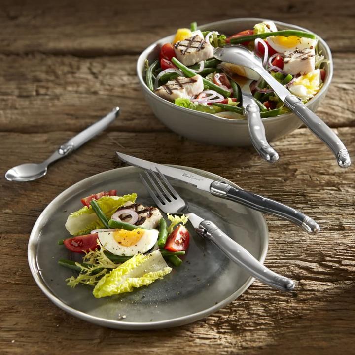 Produktbild Lou laguiole TRADITION Besteckset 24-teilig, taupe, hochglanzpoliertt, für 6 Personen (24 Stk., Besteck Set)